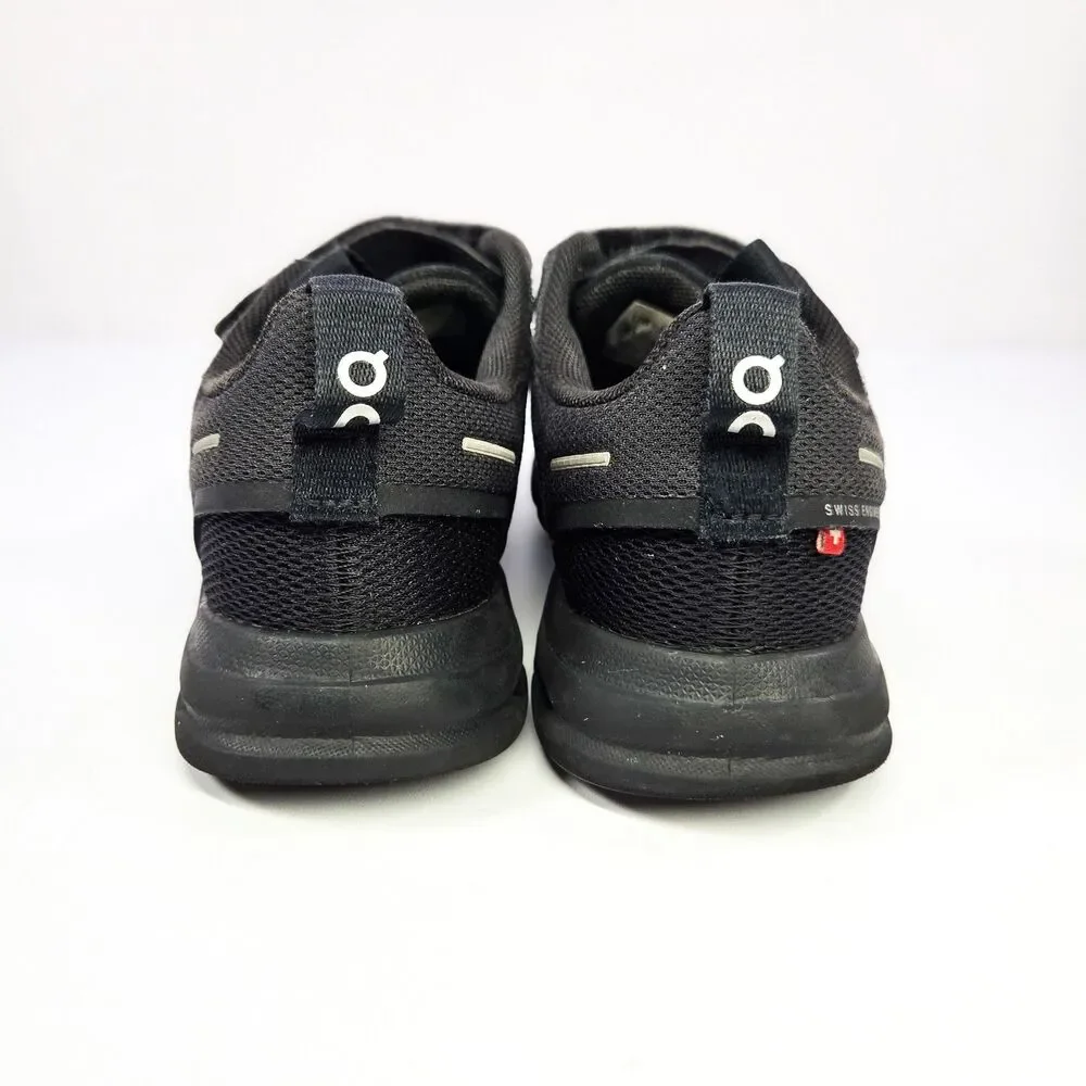 On Cloud Play Kids Black Sneakers Strap Size US Kids Size 11 EU 28.5